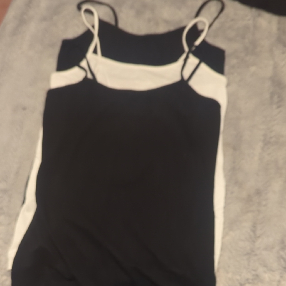 No Boundaries Black and White Camisole